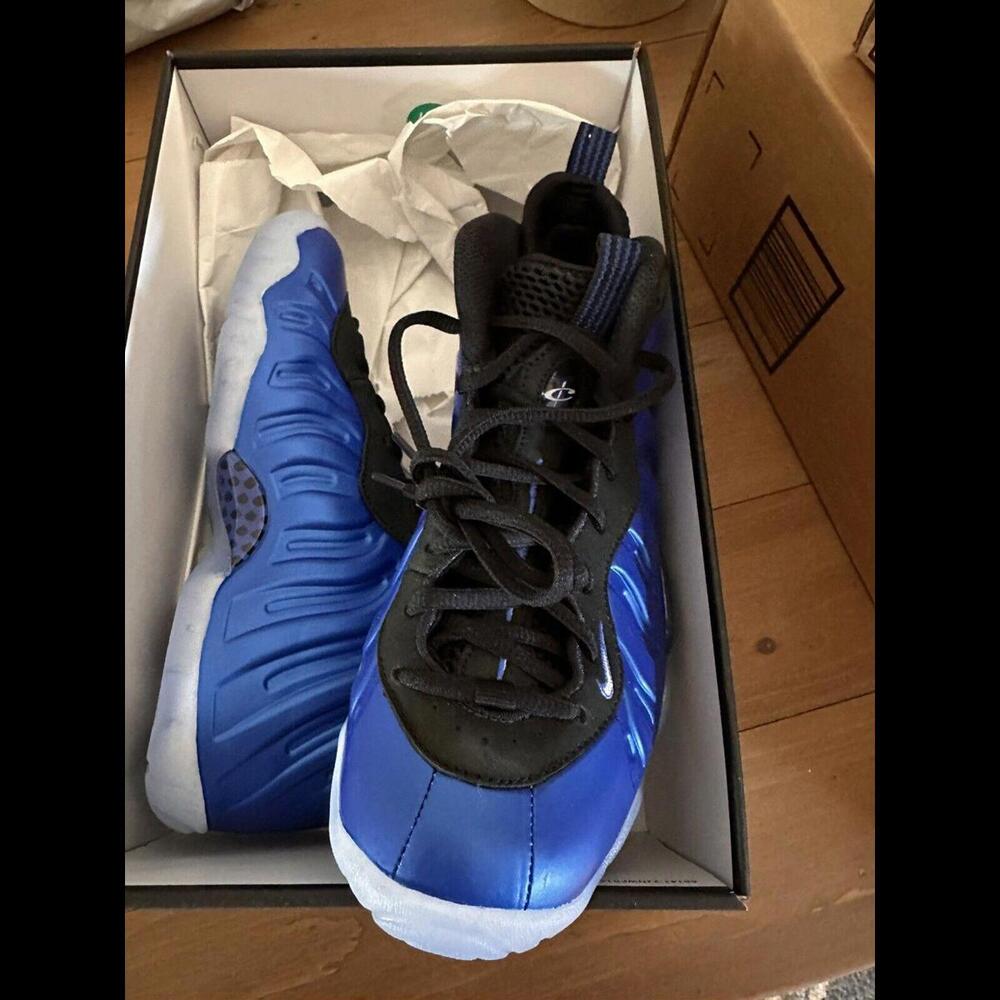 Nike Little Posite One GS Royal Blue FV5365-400 Size 5Y (W 6.5 / EU 37.5) – BNIB - Picture 9 of 11